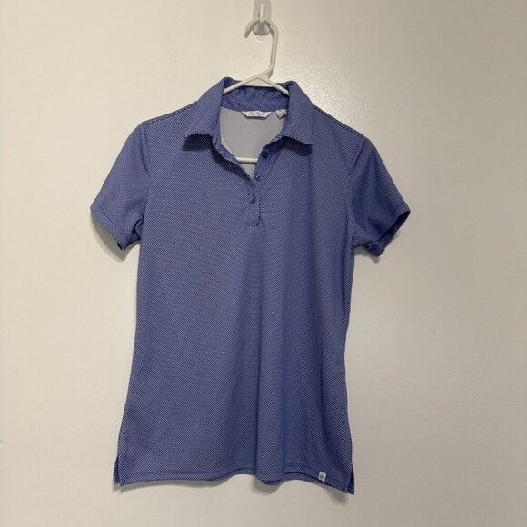 Lady Hagen Tops - Lady Hagen Jacquard Short Sleeves Golf Athletic Polo Shirt Size Medium
